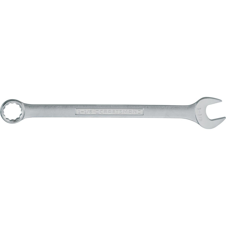 Craftsman 1-1/8 in. SAE Combination Wrench - Chrome Finish