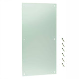 8 in. x 16 in. Satin Aluminum Push Plate