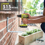 18-Volt ONE+ Lithium-Ion Cordless 1/2 in. Hammer Drill/Driver Kit with (2) 1.5 Ah Batteries, Charger, and Tool Bag