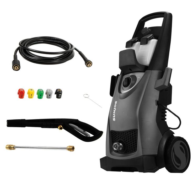 Sun Joe 2030 Max PSI 1.76 GPM 14.5 Amp Electric Pressure Washer, Black