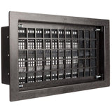 16 in. x 8 in. Automatic Open/Close Foundation Vent in Black