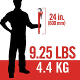 24 in. Heavy-Duty Straight Pipe Wrench - Super Arbor