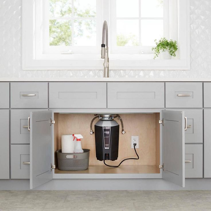 Home Decorators Collection Newport 21 in. W x 12 in. D x 36 in. H Assembled Plywood Wall Kitchen Cabinet in Pearl Gray with Soft Close