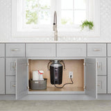Home Decorators Collection Newport 21 in. W x 12 in. D x 36 in. H Assembled Plywood Wall Kitchen Cabinet in Pearl Gray with Soft Close