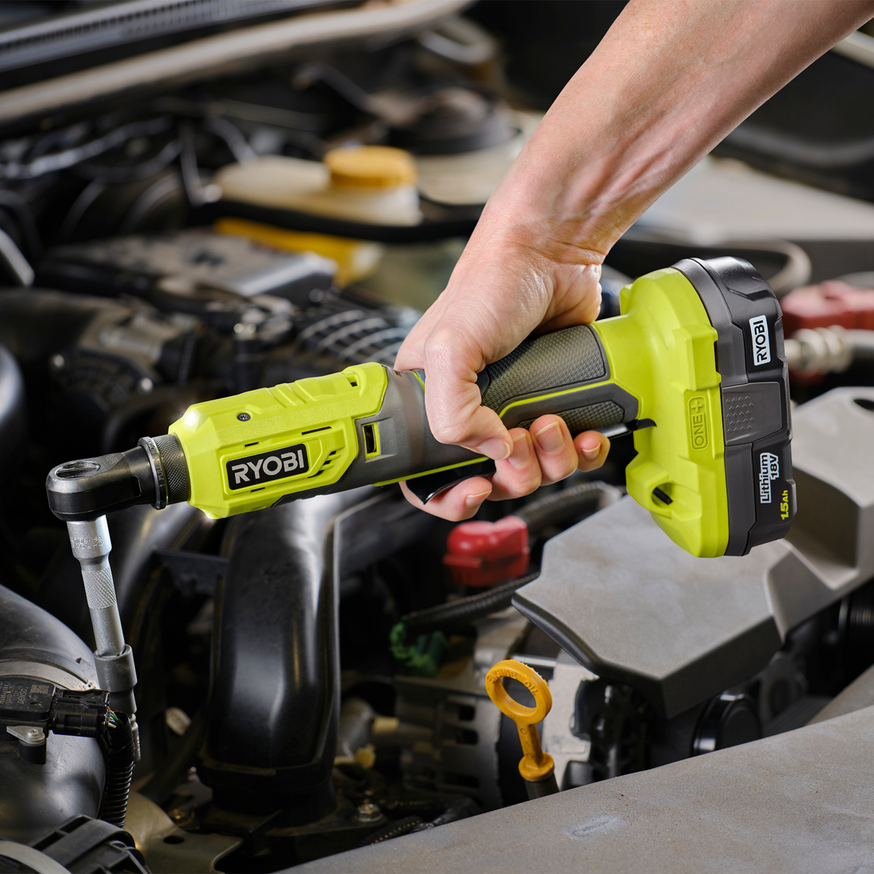RYOBI 18-Volt ONE+ Cordless 3/8 in. 4-Position Ratchet (Tool Only)