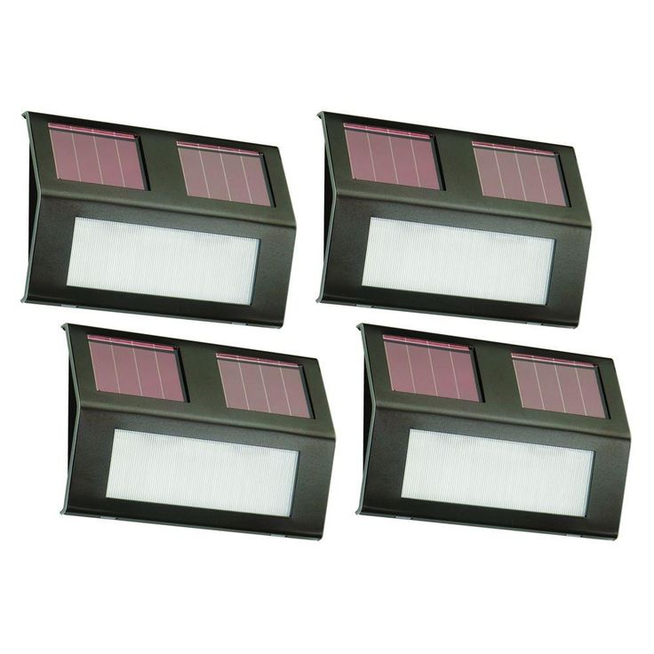 Bronze Solar Step Lights (4-Pack)