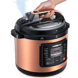 6 Qt. Copper Electric Pressure Cooker with Non-Stick Interior