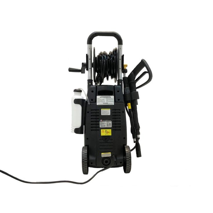 All Power 2000 PSI 1.6 GPM Red Electric Pressure Washer with Hose Reel for Buildings, Walkway, Vehicles and Outdoor Cleaning
