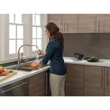 Delta Ashton Stainless 1-Handle Deck-Mount Pull-Down Handle Kitchen Faucet (Deck Plate Included)