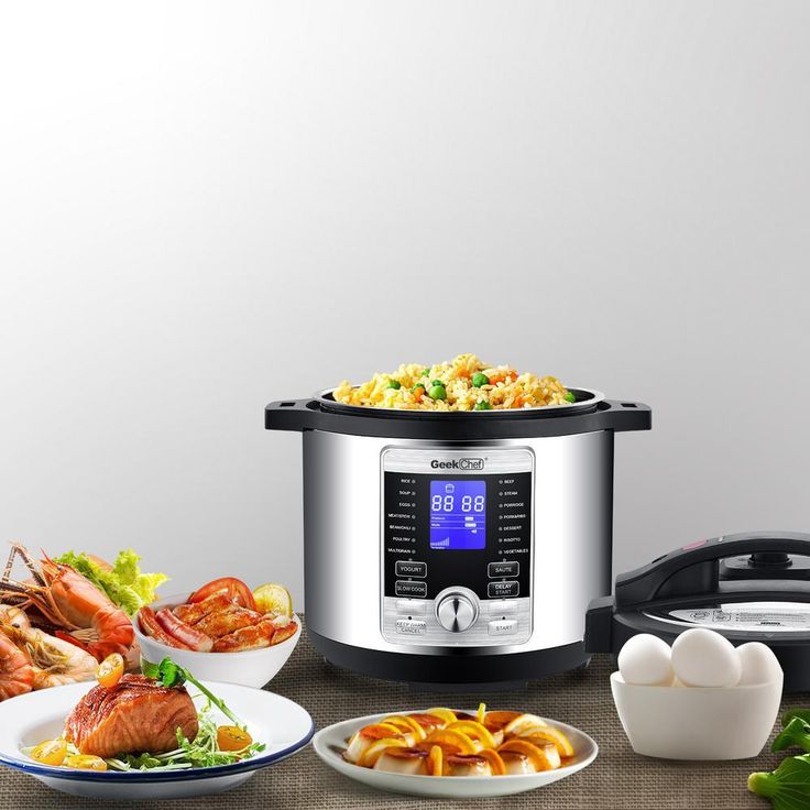 6 Qt. Stainless Steel Electric Pressure Cooker with 17-in-1 Multi-Functions
