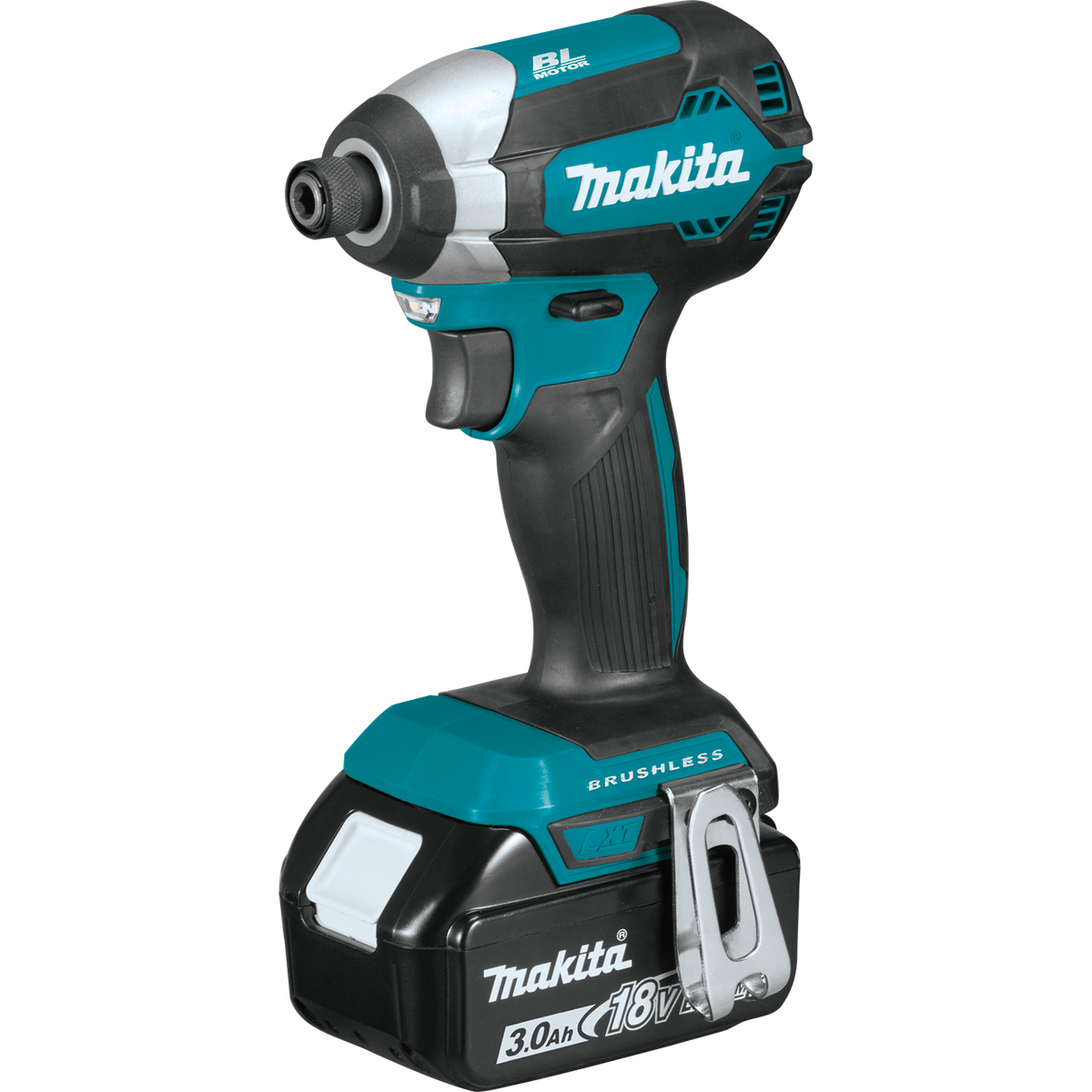 Makita 18V LXT Lithium‑Ion Brushless Cordless Impact Driver Kit (3.0Ah) with Impact XPS 35‑Piece Bit Set