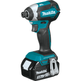 Makita 18V LXT Lithium‑Ion Brushless Cordless Impact Driver Kit (3.0Ah) with Impact XPS 35‑Piece Bit Set