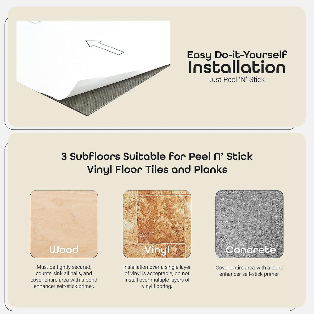 Achim Nexus Self Adhesive Vinyl Floor Tile, Ash Grey Wood, 12 x 12, 20 Tiles (20 sq ft)