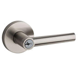 Milan Matte Black Keyed Entry Door Lever - Super Arbor