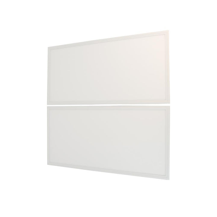 46-Watt 5750 Lumens ETL DLC Premium 4.3 White Aluminum Flush Mount Integrated LED 2x4 Panel Light, 4000K (2-Pack) - Super Arbor