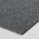 Contender Single Rib Sky Grey 24 in. x 24 in. Commercial Peel and Stick Carpet Tiles (15 Tiles/Case)