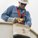 Canvas Bucket, 15-Pocket Aerial Oval Bucket with Hooks - Super Arbor