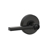 Latitude Matte Black Privacy Bed/Bath Door Lever - Super Arbor