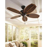 Palm Beach II 48 in. Indoor/Outdoor Natural Iron Ceiling Fan