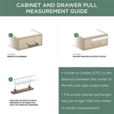 3 in. (76 mm) Flat Black Bar Drawer Pull (6-Pack) - Super Arbor