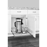 Rev-A-Shelf 17.5-in W x 6-in H 1-Tier Pull Out Metal Basket