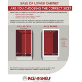 Rev-A-Shelf 8-Quart Plastic Soft Close Pull Out Trash Can