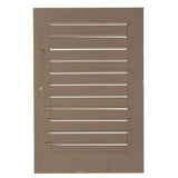 16 in. x 24 in. Rectangular Primed Polyurethane Paintable Gable Louver Vent - Super Arbor