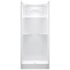 DELTA White Acrylic One-Piece Shower (Common: 32-in x 32-in; Actual: 78-in x 31.875-in x 31.875-in)