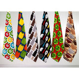 T-fal Coffee Multicolor Cotton Fiber Reactive Print and Solid Kitchen Dish Towel (Set of 6)