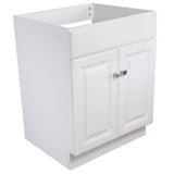 Wyndham 30 in. W x 18 in. D Unassembled Bath Vanity Cabinet Only in White Semi-Gloss