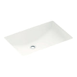 Swan 19 in. Rectangular Undermount Bathroom Sink in White