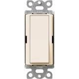 Claro 15 Amp 3-Way Rocker Switch with Locator Light, White - Super Arbor