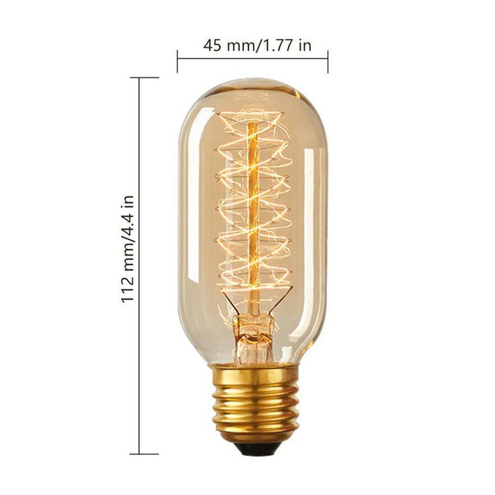 YANSUN 40-Watt T45 E26 Edison Incandescent Light Bulb (4-Pack)