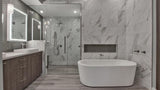 Emser KALTA FIORE 10-Pack Kalta Fiore 12-in x 12-in Polished Natural Stone Marble Look Tile