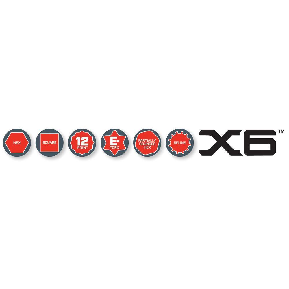 X6 4-in-1 Black Oxide Spline Ratcheting SAE Wrench Set (2-Piece) - Super Arbor