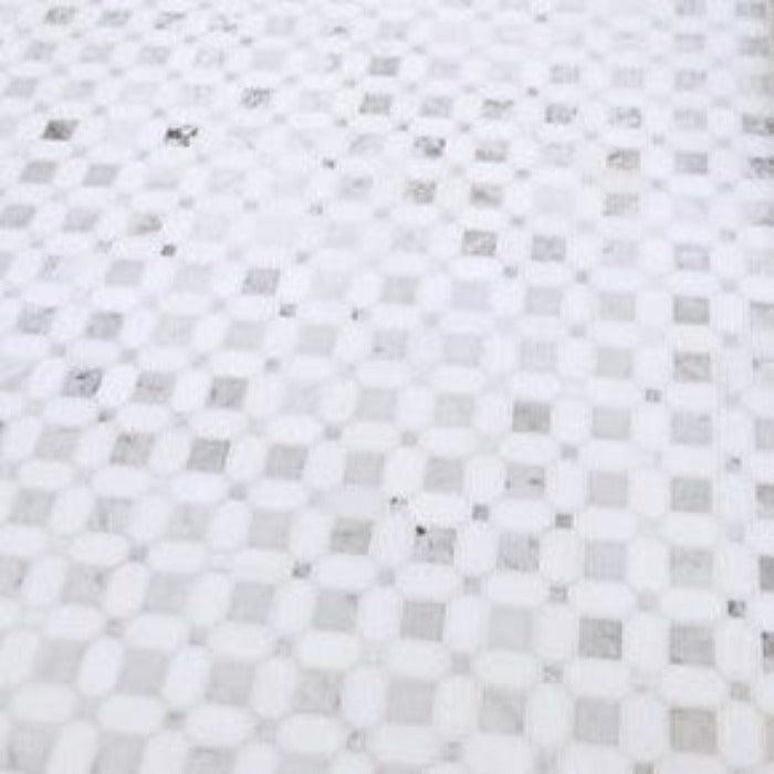 Astor Lane Marble 12-in x 12-in Polished Natural Stone Marble Basketweave Floor and Wall Tile (0.88-sq ft/ Piece)