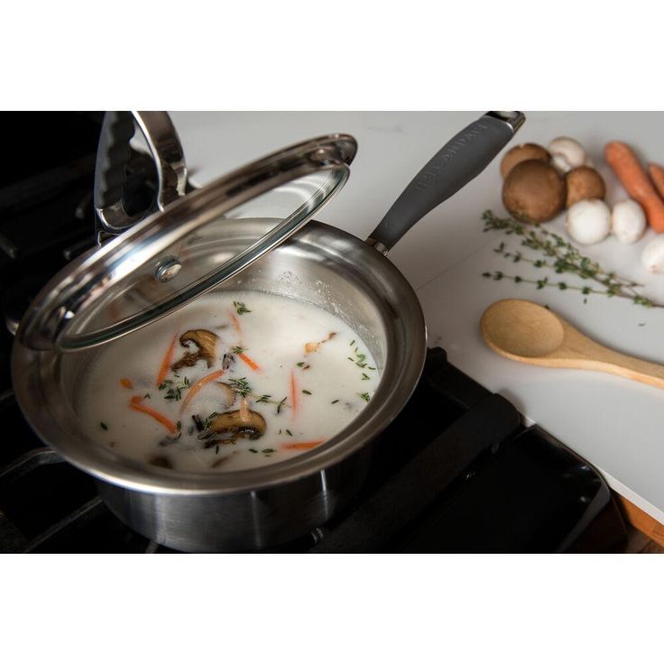 CookCraft by Candace 12-Piece Stainless Steel Cookware Set