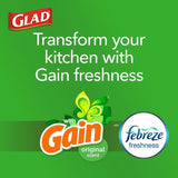 Glad Odor Shield 50-Pack 13-Gallon Gain White Polypropylene Kitchen Trash Bag