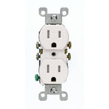 15 Amp Tamper-Resistant Duplex Outlet, Brown - Super Arbor