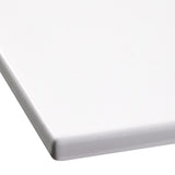 49 in. Vitreous China Vanity Top with Rectangular Bowl in White - Super Arbor