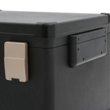 1.06 cu. ft. Molded Fire Resistant and Waterproof Legal Document Storage Chest with Key and Double Latch Lock - Super Arbor