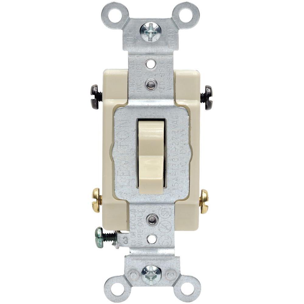 20 Amp 4-Way Preferred Toggle Switch, White - Super Arbor