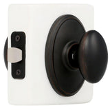 Siena Aged Bronze Passage Hall/Closet Door Knob with Wakefield Trim - Super Arbor