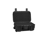 14.24 in. Large Rolling Watertight Tool Case with Foam in Black - Super Arbor