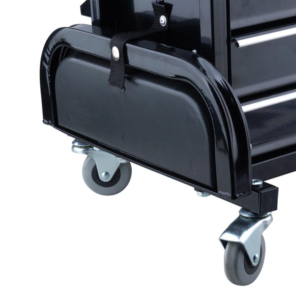 Mechanic's Roller Seat with Drawers and Side Trays - Super Arbor
