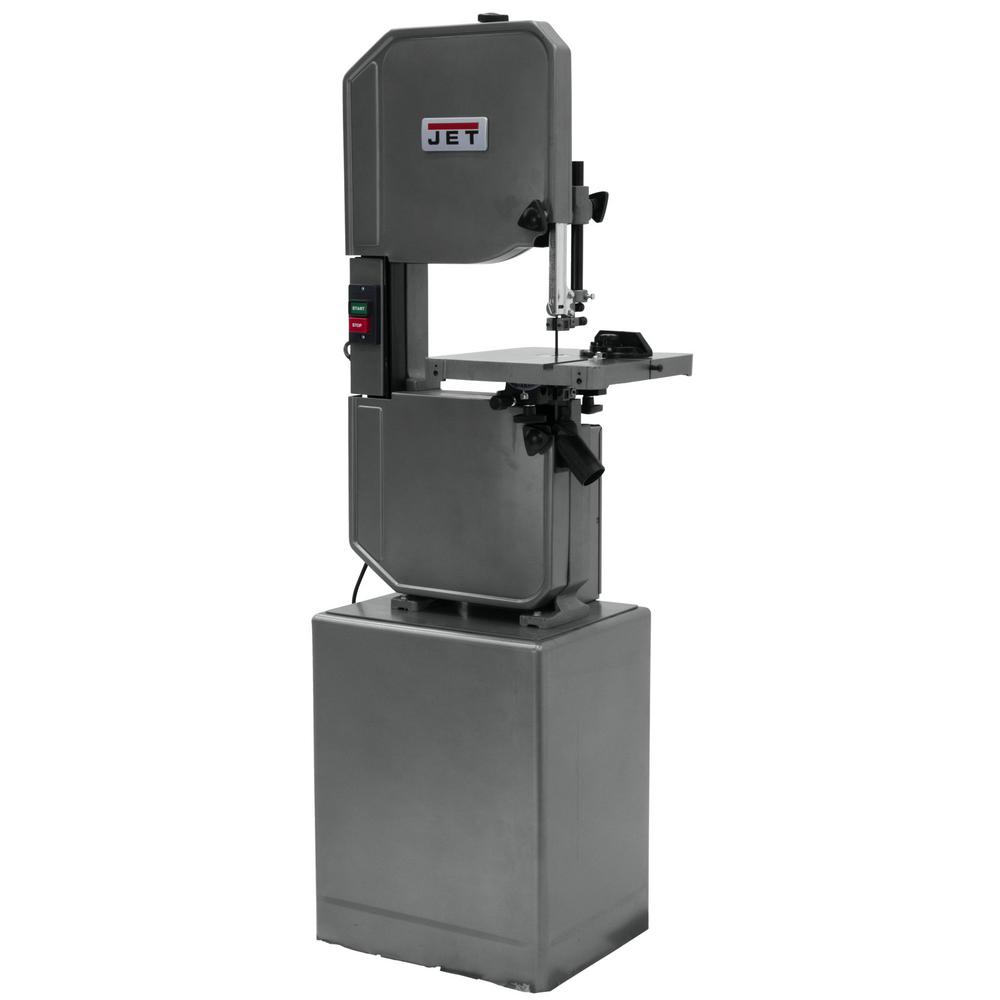 1 HP 14 In. Metalworking and Woodworking Vertical Band Saw with Closed Stand, 8-Speed, 115-Volt, J-8201K