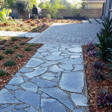 16 in. x 12 in. x 2 in. 120 sq. ft. Storm Mountain Natural Flagstone for Landscape, Gardens and Pathways - Super Arbor