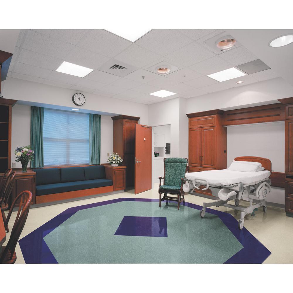 Armstrong Imperial Texture VCT 12 in. x 12 in. Silver Green Standard Excelon Commercial Vinyl Tile (45 sq. ft. / case) - Super Arbor