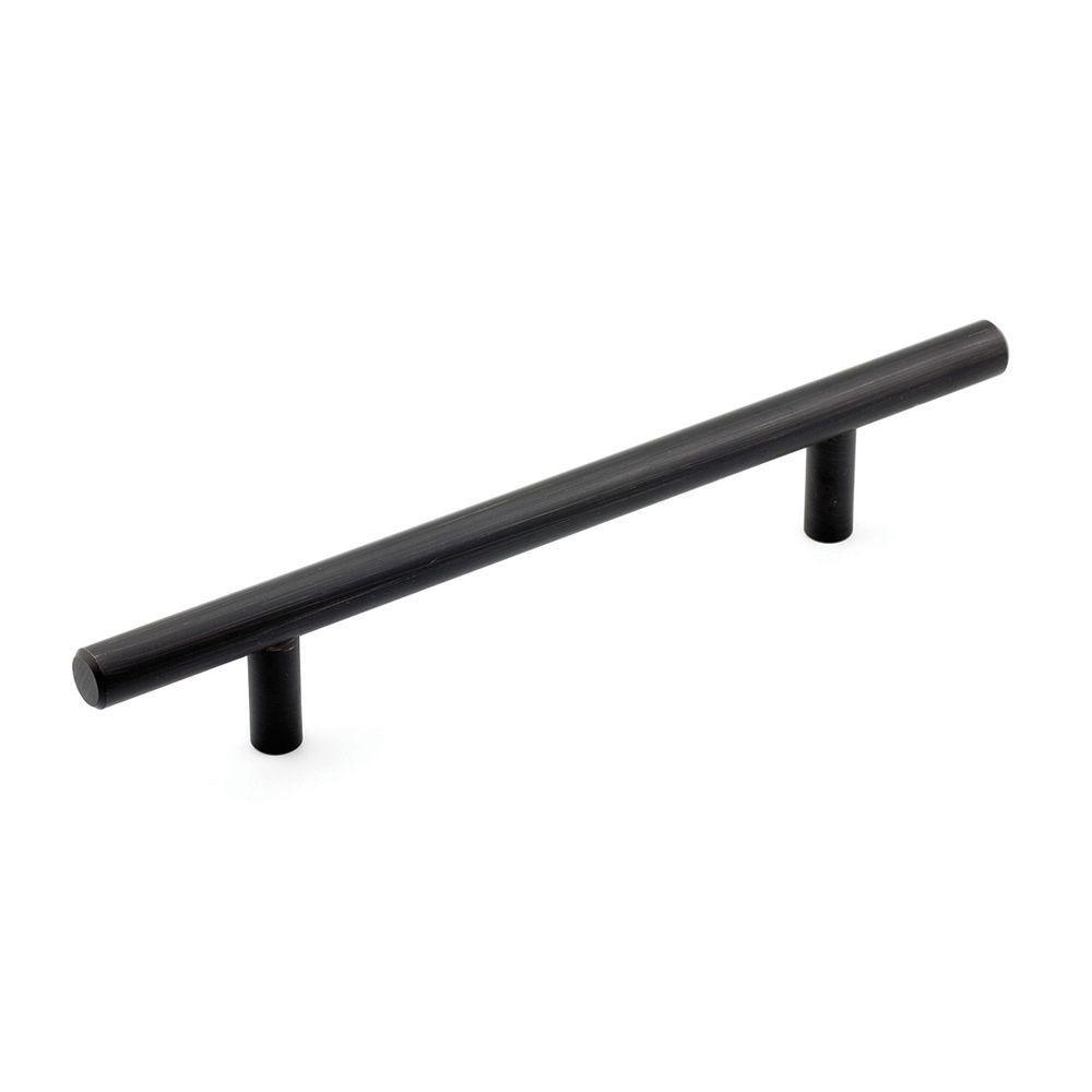 5-1/16 in. (128 mm) Center-to-Center Brushed Nickel Steel Contemporary Drawer Pull - Super Arbor