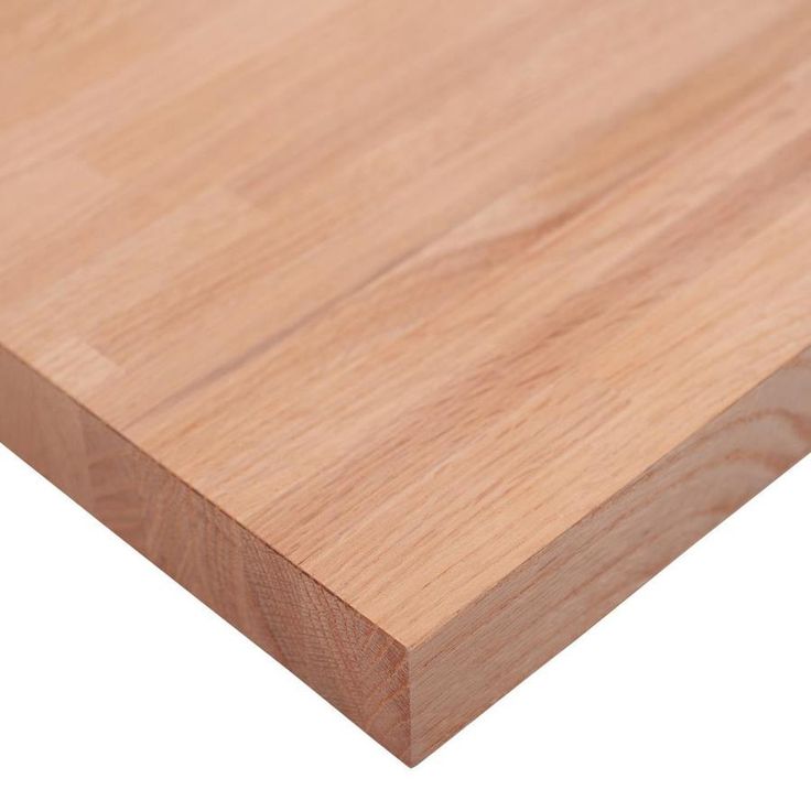 Sparrow Peak Red Oak 6-ft Natural Straight Butcher Block Oak Kitchen Countertop